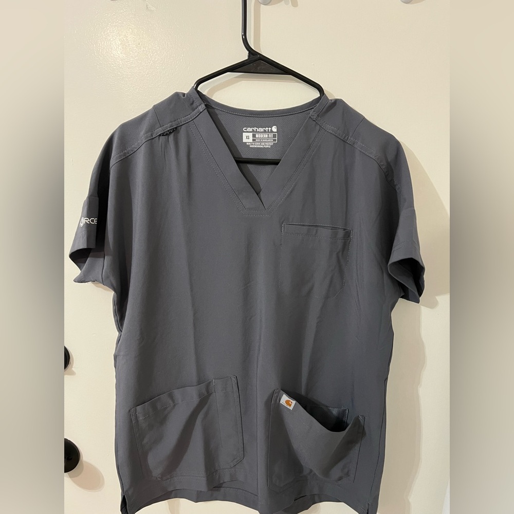 Carhartt Force Cross-Flex Women's Oversized V-Neck Scrub Top - XS